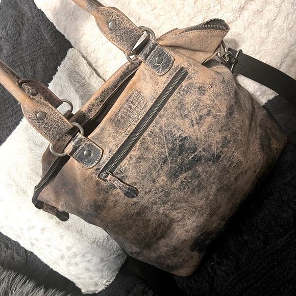BED|STU Handbags - 💖SoLD💋 Bed Stu Big Fork Black Lux Leather Bag